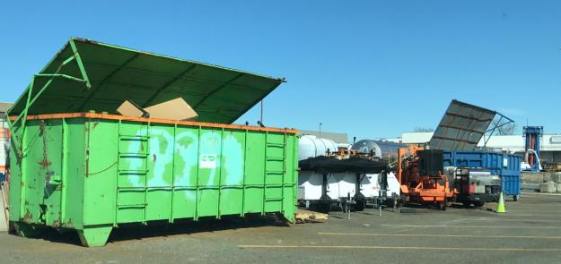 Garbage disposal area at SEA Airport