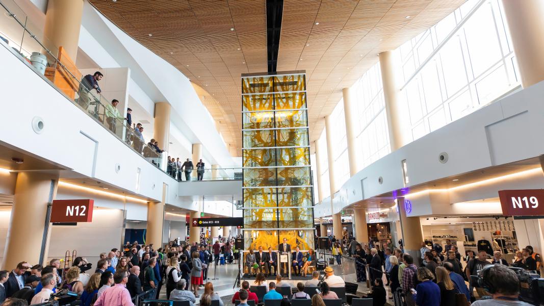 Phase 1 opening at the North Satellite.