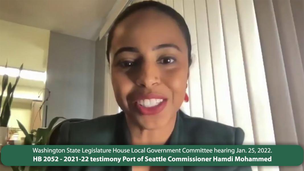 Commissioner Mohammed testifies at House Committee.
