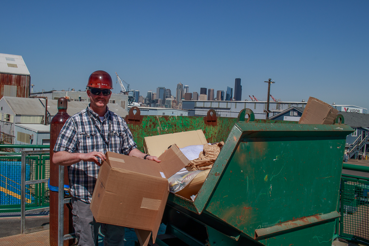 Vigor Industrial's Garbage Program Manager.