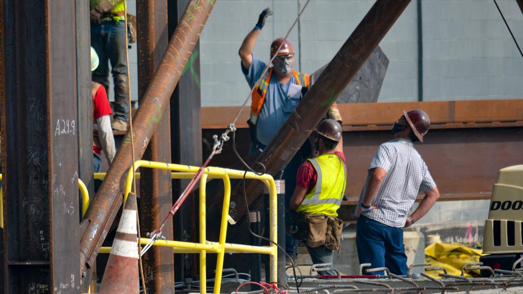 A-Pod International Arrivals construction work at SEA Airport.