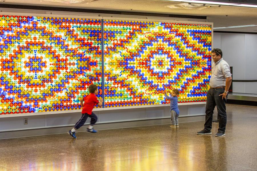 Artwork at the airport.