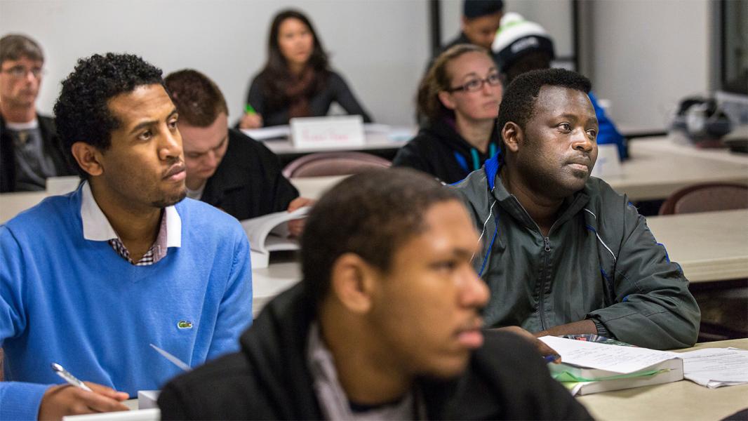 Diverse mix of students learn to better their career options at SEA Airport.