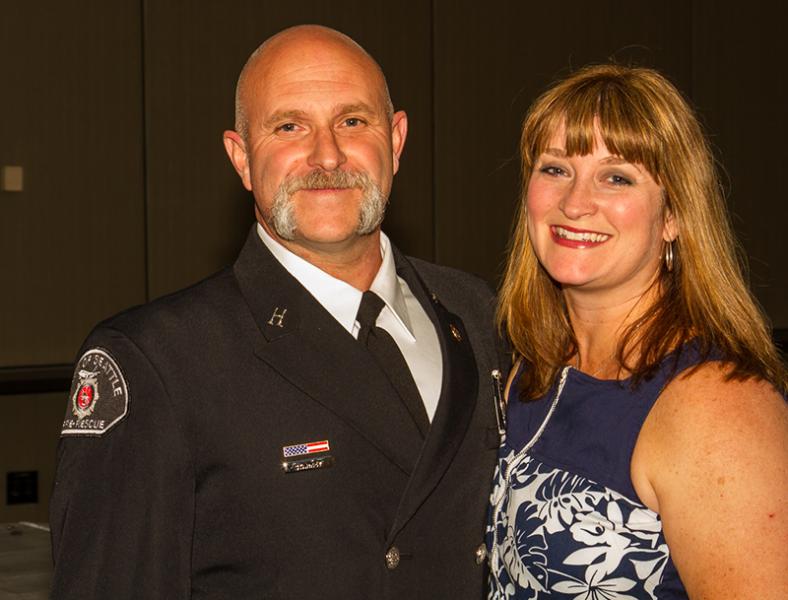 Todd Starkey with a woman.