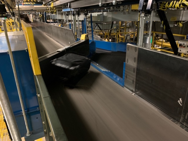 A new diverter can re-route bags from the new system to the old system if there is a problem.