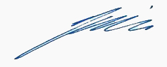Commissioner Calkins signature.