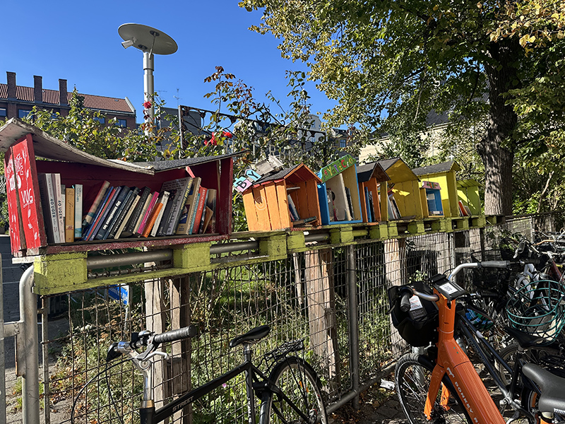 Little Free Library in Copenhagen.