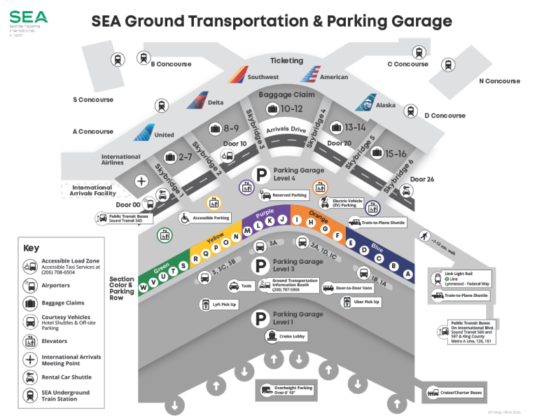 SEA Ground Transportation & Parking Garage
