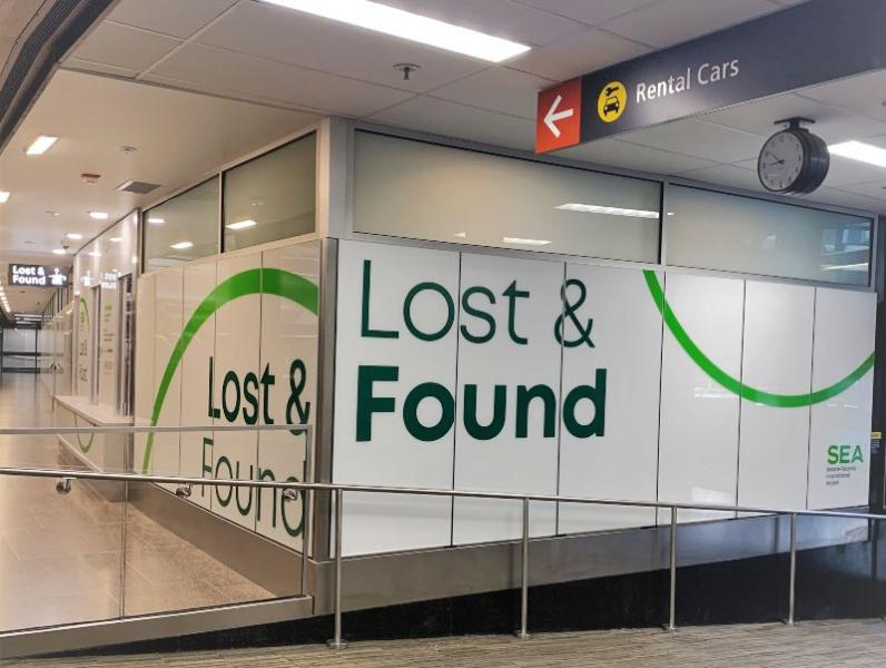 SEA Airport Lost and Found.