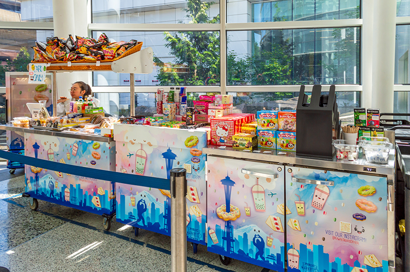 Kawaii Treats stand located in Gina Marie Lindsay