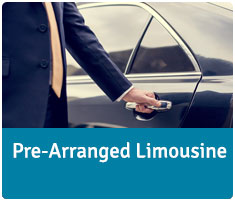 Pre-arranged limousine.