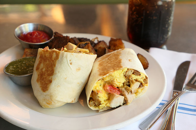 Breakfast burrito.