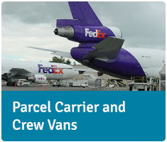 Parcel Carrier and Crew Vans.