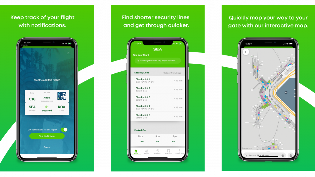 SEA App screenshots.