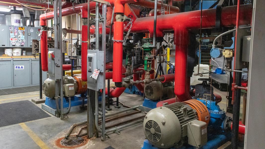 The boiler and cooling facility for SEA airport.