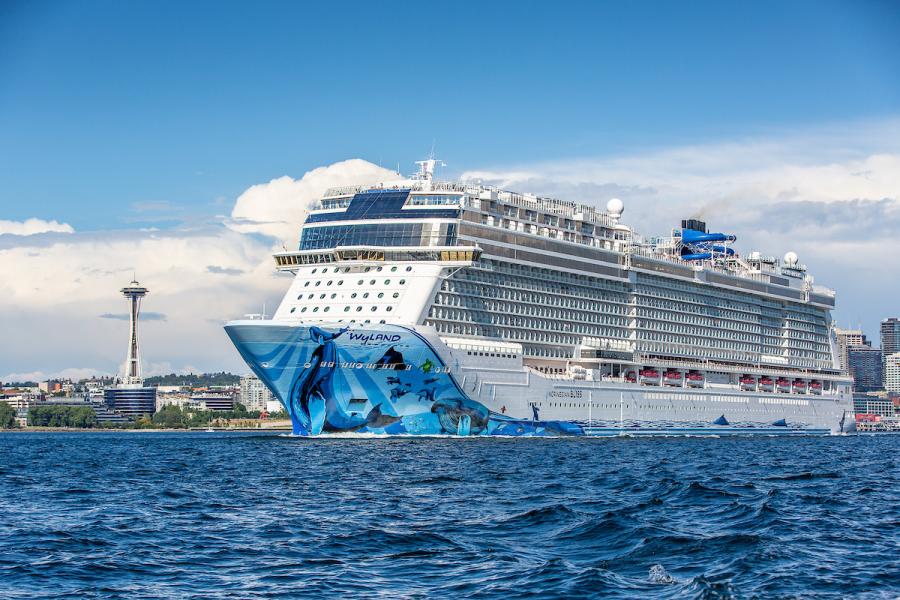Norwegian Bliss cruise ship.