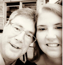 Cassie Fritz with a man.