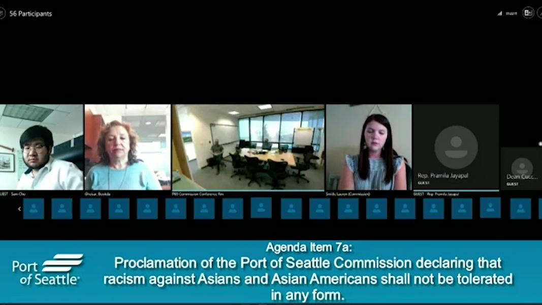Virtual Commission meeting.