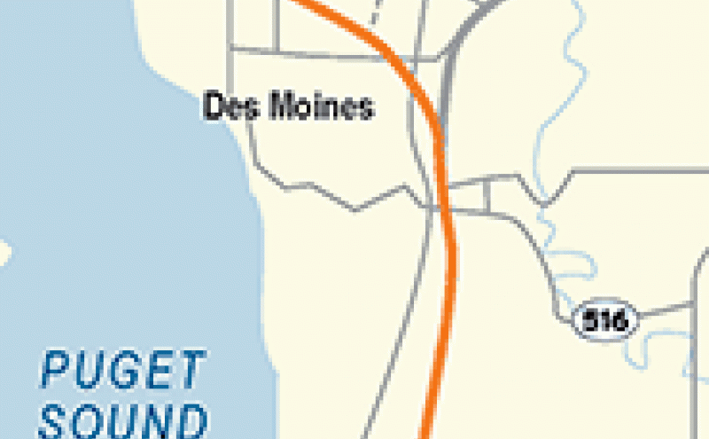 SR 509 map