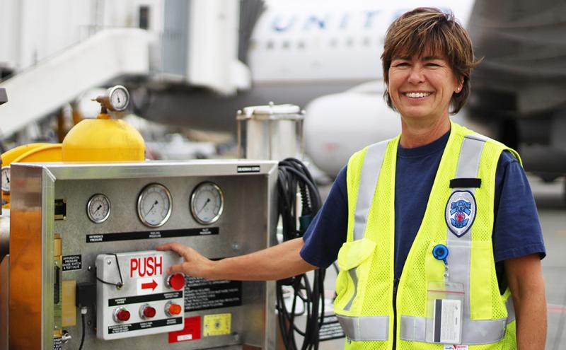 Firefighter Lisa Kolwitz