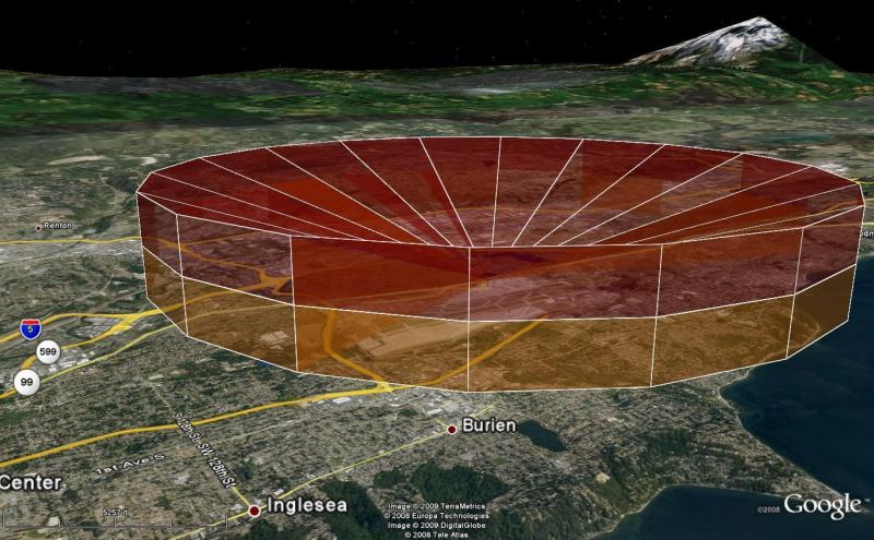 3D visualization of avian radar coverage 