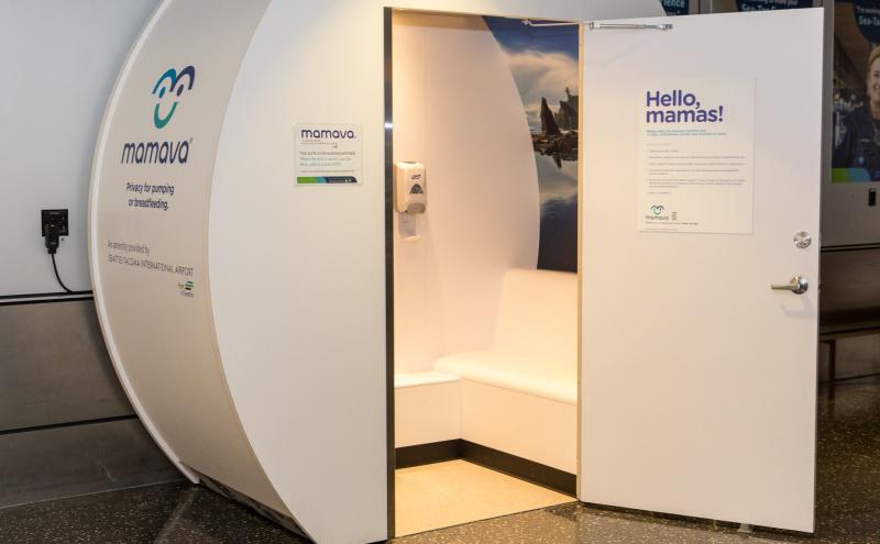 Mamava mobile nursing pod.