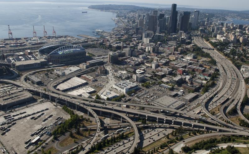 Aerial photo of SoDo
