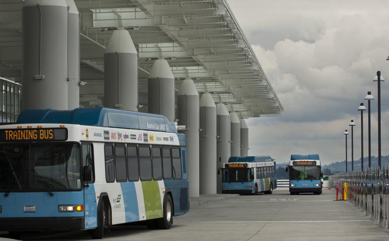 Rental car facility at SEA Airport