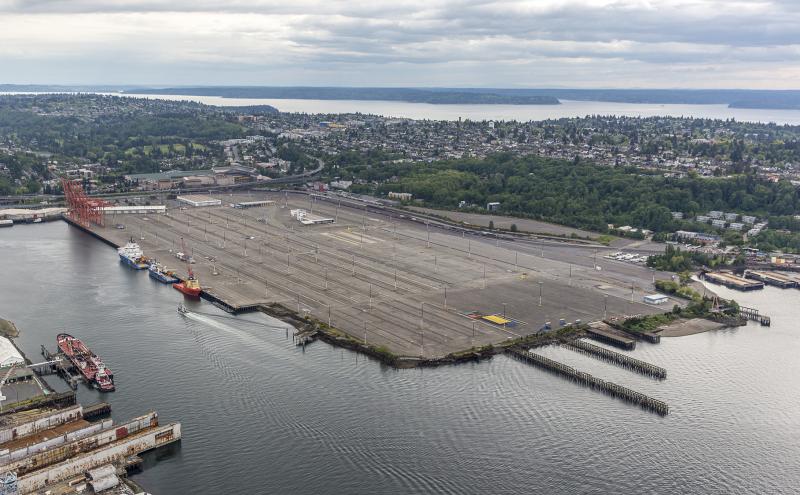 Northwest Seaport Alliance in the North Harbor, Terminal 5, Seattle, WA