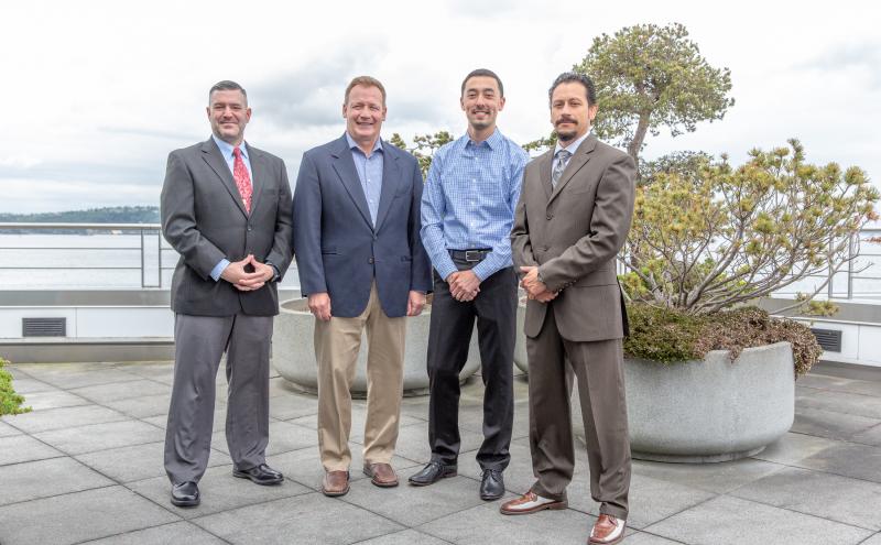 Veteran fellows with Executive Director Metruck.