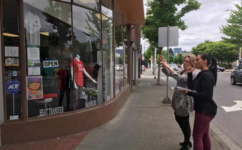 Storefront redesign in Renton