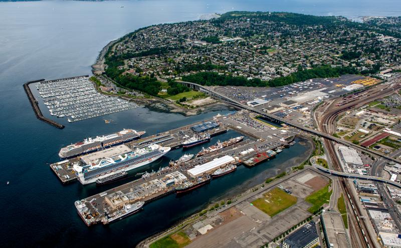 Terminal 91 Aerial Photo.
