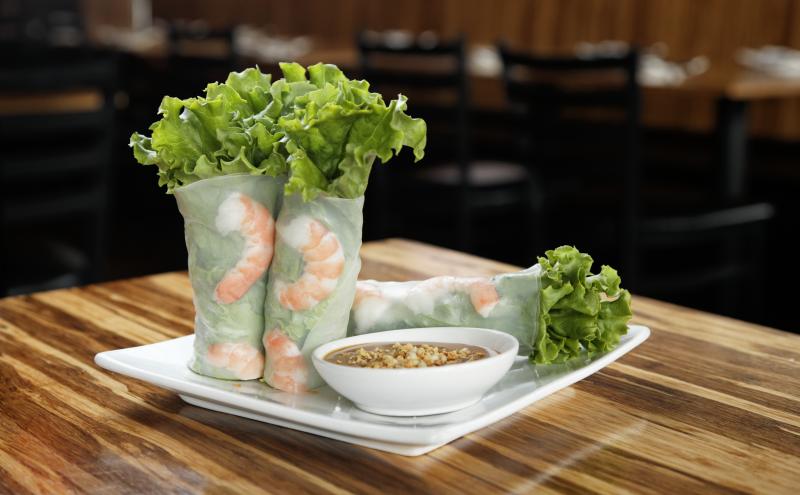 Bambuza salad rolls.