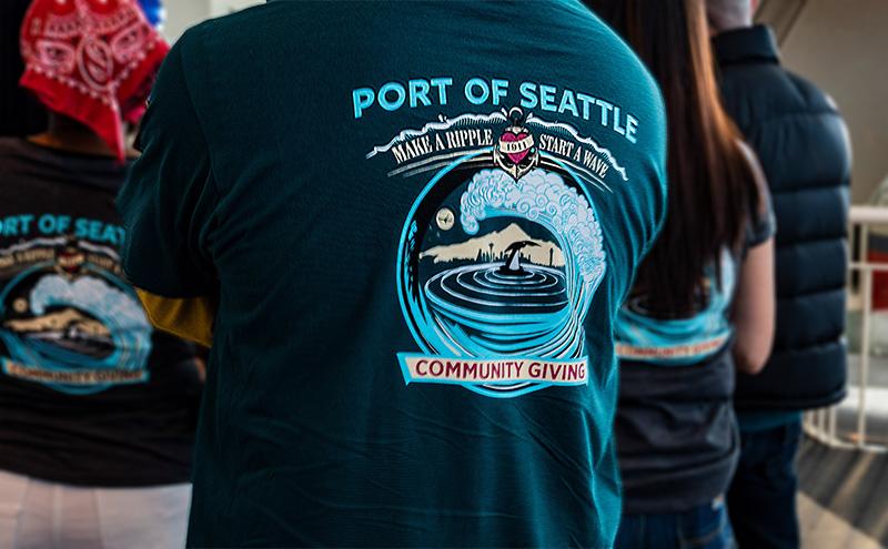 Employees attend the annual Community Giving Campaign kickoff luncheon