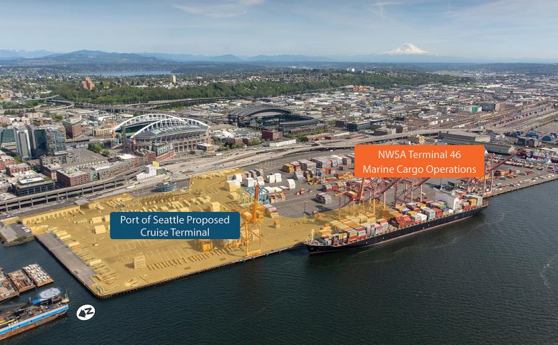 Terminal 46 Cruise Terminal Development project boundaries