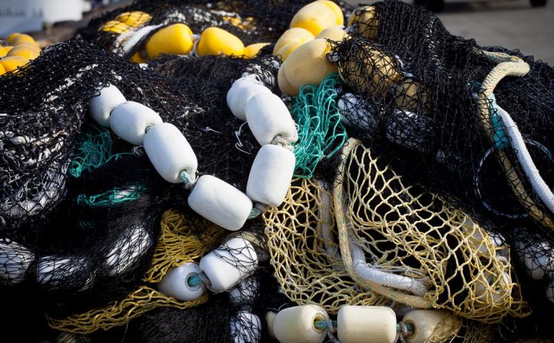 Maritime nets and buoys.