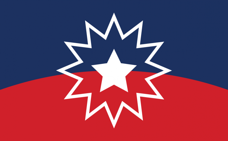Juneteenth flag.