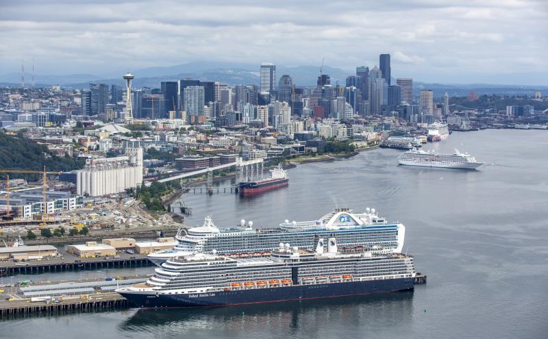 Cruise Ship in Seattle