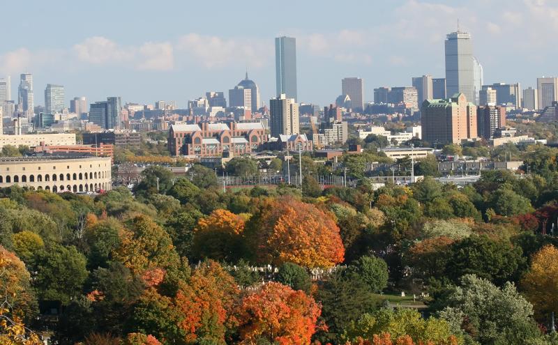 Boston in the fall.