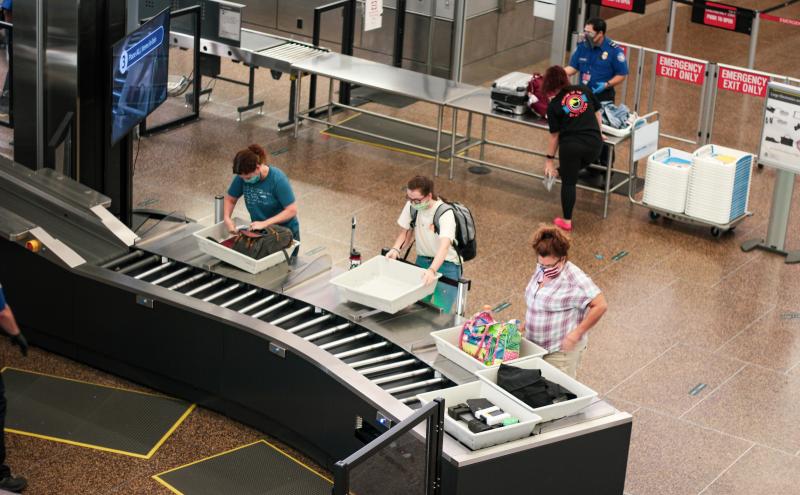TSA Checkpoints.