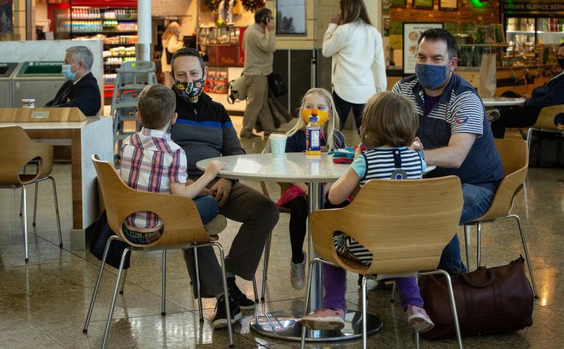 Passengers in Central Terminal