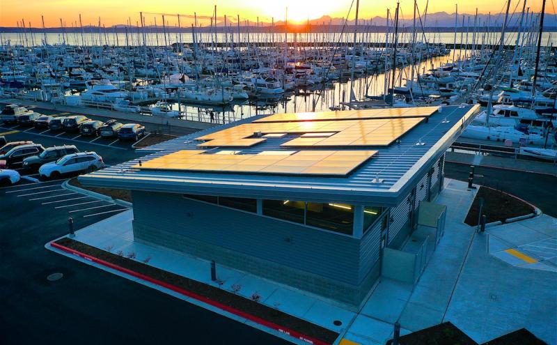 New customer service facilities at Shilshole Bay Marina
