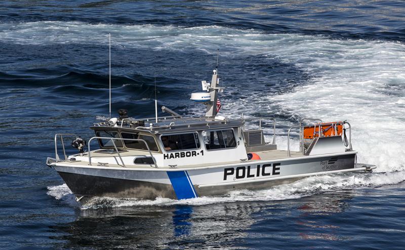 Port of Seattle Police boat that patrols the harbor in conjunction with local jurisdictions along Seattle's waterways.