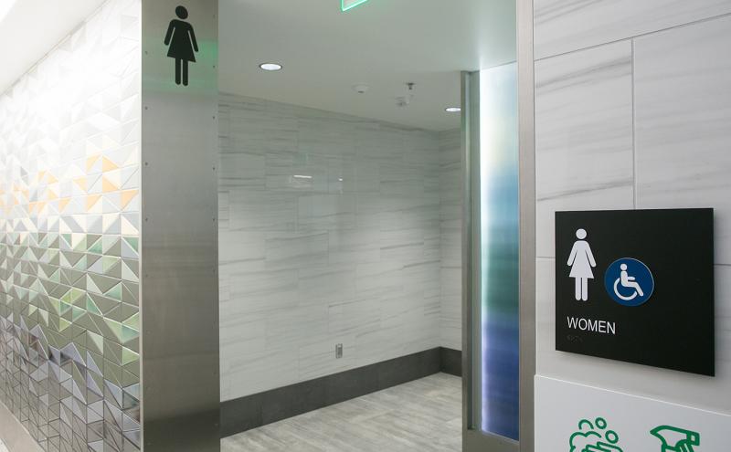 Women's Restroom Entrance