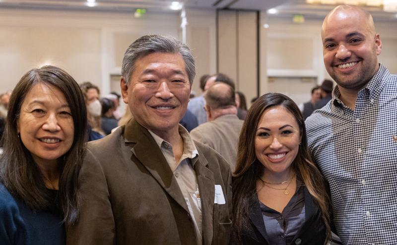 Commissioner Hasegawa and friends at the 2022 Maritime Breakfast.
