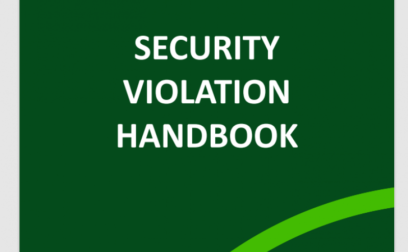 Cover of the Security Violation Handbook