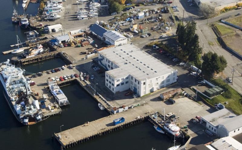 Aerial view of Maritime Industrial Center