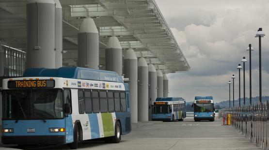Rental car facility at SEA Airport