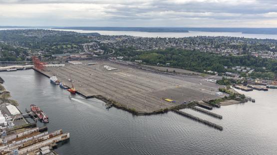 Northwest Seaport Alliance in the North Harbor, Terminal 5, Seattle, WA