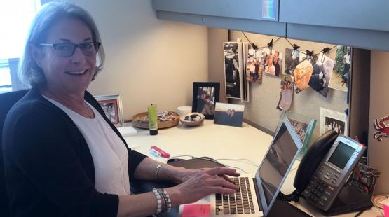 Portrait of Elizabeth Leavitt, Senior Director of Environment and Sustainability at the Port of Seattle